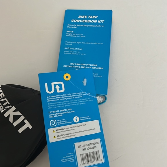 NEW! Ultimate Direction Bike Tarp Conversion Kit - Picture 7 of 7